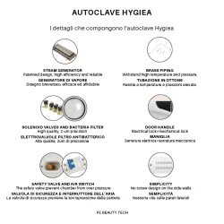 Autoclave Classe B - Hygiea 8L