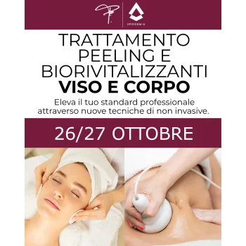 copy of Corso di Formazione Peeling e Biorivitalizzanti Viso Epiderma