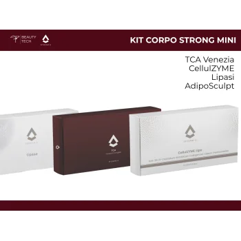 Kit Corpo Strong Mini: TCA + CellulZYME Lipo + Lipasi + AdipoSculpt
